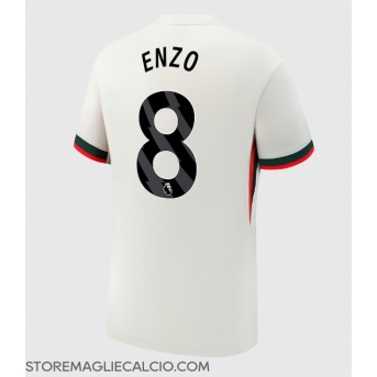 Chelsea Enzo Fernandez #8 Maglia Gara Trasferta Repliche 2025-26